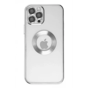 Newface Apple iPhone 12 Pro Kılıf Slot Silikon - Gümüş