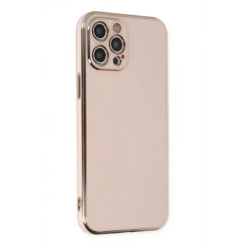 Newface Apple iPhone 12 Pro Kılıf Volet Silikon - Pembe