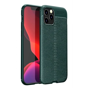 Newface Apple iPhone 12 Pro Max Kılıf Auto Focus Kapak - Yeşil