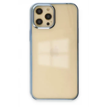 Newface Apple iPhone 12 Pro Max Kılıf Element Silikon - Mavi