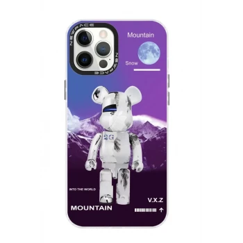 Newface Apple iPhone 12 Pro Max Kılıf Estoril Desenli Kapak - Estoril - 8