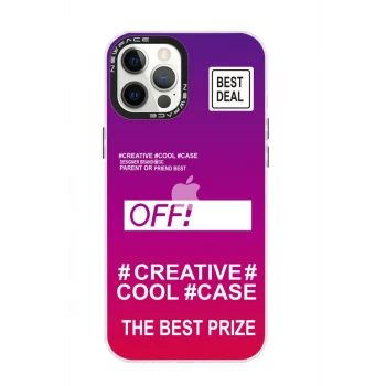 Newface Apple iPhone 12 Pro Max Kılıf Estoril Desenli Kapak - Estoril - 9