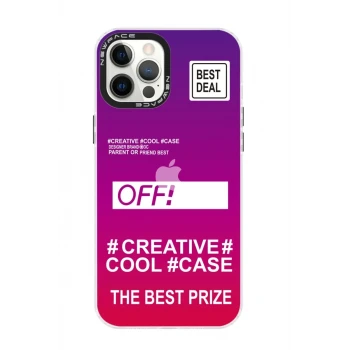 Newface Apple iPhone 12 Pro Max Kılıf Estoril Desenli Kapak - Estoril - 9