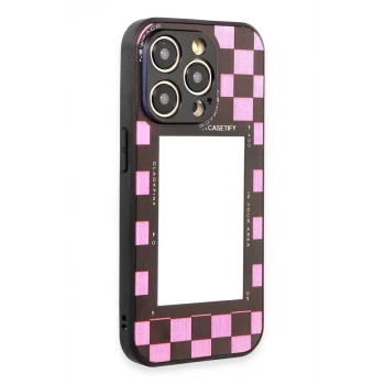 Newface Apple iPhone 12 Pro Max Kılıf Mirror Desenli Kapak - Mirror - 8