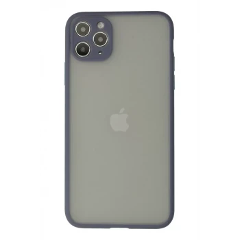 Newface Apple iPhone 12 Pro Max Kılıf Montreal Silikon Kapak - Gri