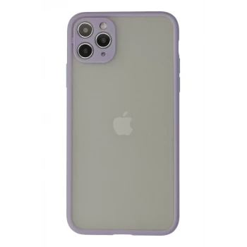 Newface Apple iPhone 12 Pro Max Kılıf Montreal Silikon Kapak - Mor