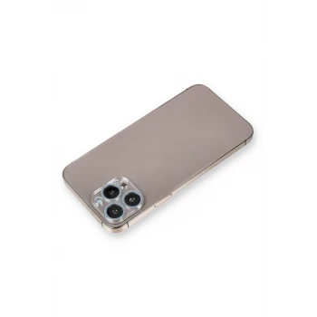 Newface Apple iPhone 12 Pro Max Shine Kamera Lens Koruma Cam - Sierra Blue