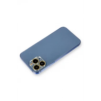 Newface Apple iPhone 12 Pro Shine Kamera Lens Koruma Cam - Gold