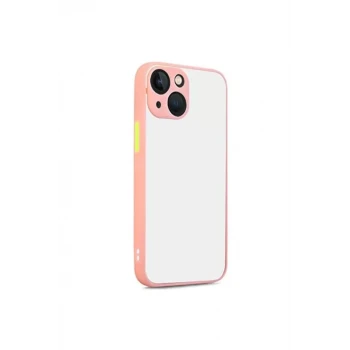Newface Apple iPhone 13 Kılıf Montreal Silikon Kapak - Pembe