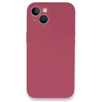 Newface Apple iPhone 13 Mini Kılıf Lansman Legant Silikon - Fuşya