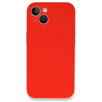 Newface Apple iPhone 13 Mini Kılıf Lansman Legant Silikon - Kırmızı