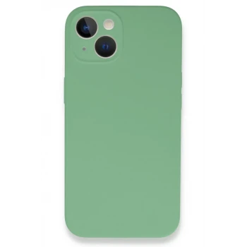 Newface Apple iPhone 13 Mini Kılıf Lansman Legant Silikon - Yeşil
