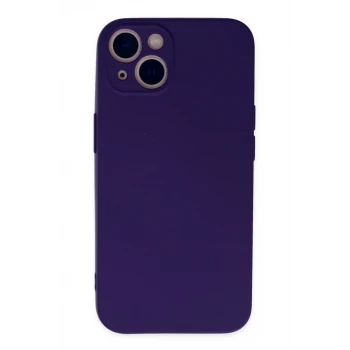 Newface Apple iPhone 13 Mini Kılıf Nano içi Kadife Silikon - Mor