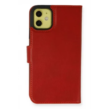 Newface Apple iPhone 13 Mini Kılıf Trend S Plus Kapaklı Kılıf - Kırmızı