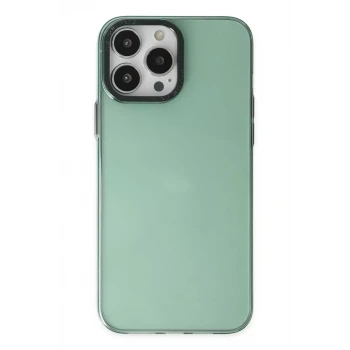 Newface Apple iPhone 13 Pro Kılıf Anka PC Sert Metal Kapak - Yeşil