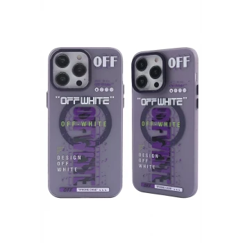 Newface Apple iPhone 13 Pro Kılıf Apollo Magneticsafe Desenli Kapak - Apollo Mor - 3