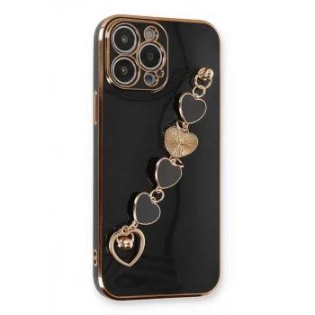 Newface Apple iPhone 13 Pro Kılıf Esila Silikon - Siyah