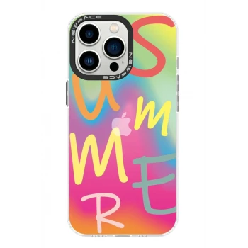 Newface Apple iPhone 13 Pro Kılıf Estoril Desenli Kapak - Estoril - 3