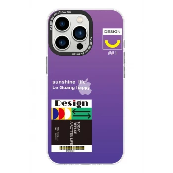 Newface Apple iPhone 13 Pro Kılıf Estoril Desenli Kapak - Estoril - 4