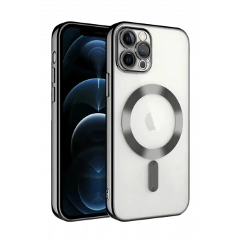 Newface Apple iPhone 13 Pro Kılıf Kross Magneticsafe Kapak - Siyah
