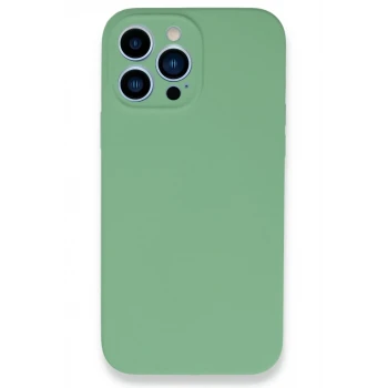 Newface Apple iPhone 13 Pro Kılıf Lansman Legant Silikon - Yeşil
