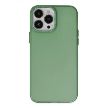 Newface Apple iPhone 13 Pro Kılıf Modos Metal Kapak - Koyu Yeşil