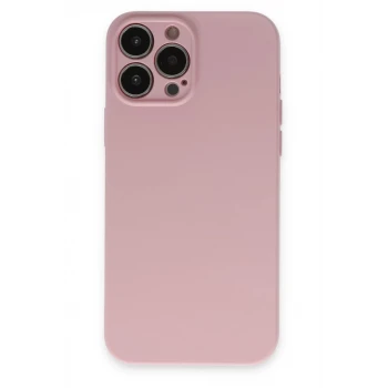Newface Apple iPhone 13 Pro Kılıf Nano içi Kadife Silikon - Pembe