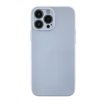 Newface Apple iPhone 13 Pro Kılıf Nano içi Kadife Silikon - Sky Blue