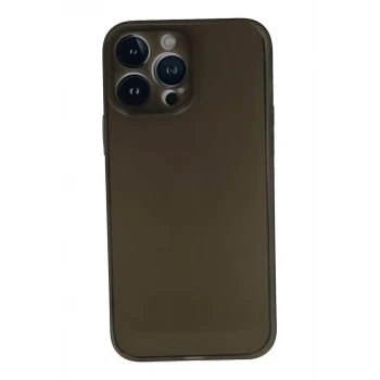 Newface Apple iPhone 13 Pro Kılıf PP Ultra İnce Kapak - Gri