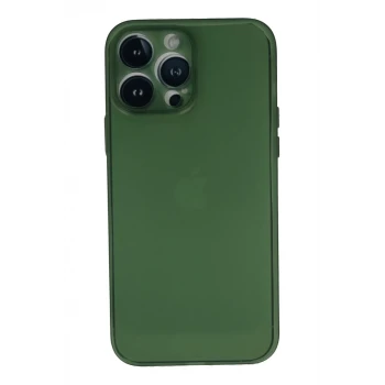 Newface Apple iPhone 13 Pro Kılıf PP Ultra İnce Kapak - Yeşil