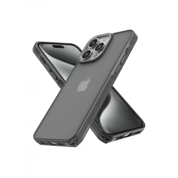 Newface Apple iPhone 13 Pro Max Kılıf Elegant Kapak - Titan Gri
