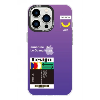 Newface Apple iPhone 13 Pro Max Kılıf Estoril Desenli Kapak - Estoril - 4