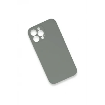 Newface Apple iPhone 13 Pro Max Kılıf Lansman Legant Silikon - Gri