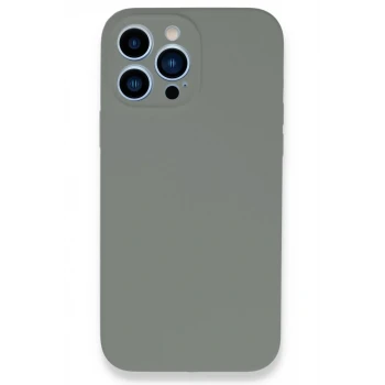 Newface Apple iPhone 13 Pro Max Kılıf Lansman Legant Silikon - Gri