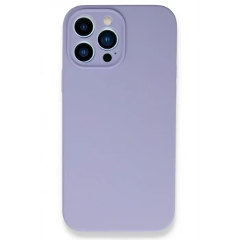 Newface Apple iPhone 13 Pro Max Kılıf Lansman Legant Silikon - Lila