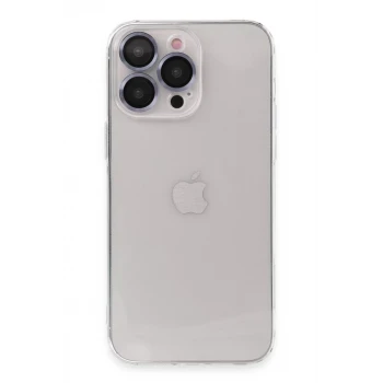 Newface Apple iPhone 13 Pro Max Kılıf Luko Lens Silikon - Sierra Blue