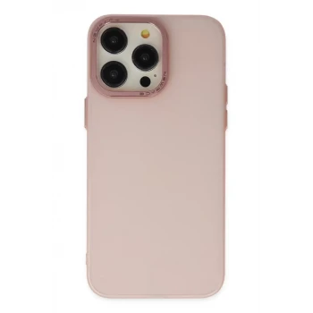 Newface Apple iPhone 13 Pro Max Kılıf Modos Metal Kapak - Pembe