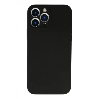 Newface Apple iPhone 13 Pro Max Kılıf Nano içi Kadife Silikon - Siyah