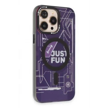 Newface Apple iPhone 13 Pro Max Kılıf Venüs Magneticsafe Desenli Kapak - Venüs - 1