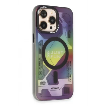 Newface Apple iPhone 13 Pro Max Kılıf Venüs Magneticsafe Desenli Kapak - Venüs - 2