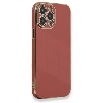 Newface Apple iPhone 13 Pro Max Kılıf Volet Silikon - Kırmızı