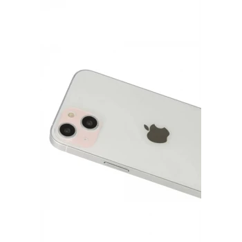 Newface Apple iPhone 13 Rainbow Kamera Lens Koruma Cam - Rose Gold