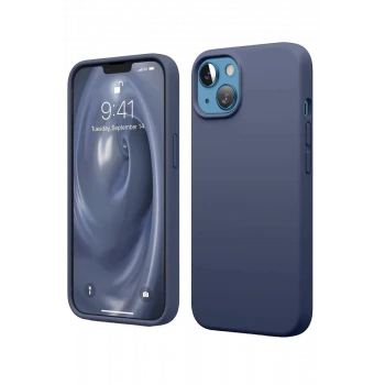 Newface Apple iPhone 14 Kılıf First Silikon - Lacivert