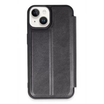 Newface Apple iPhone 14 Kılıf Flip Cover - Siyah