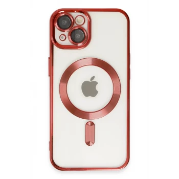 Newface Apple iPhone 14 Kılıf Kross Magneticsafe Kapak - Kırmızı