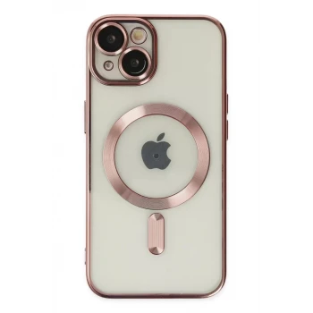 Newface Apple iPhone 14 Kılıf Kross Magneticsafe Kapak - Rose