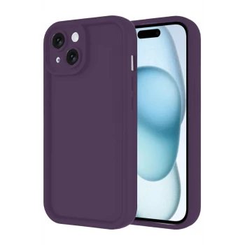 Newface Apple iPhone 14 Kılıf Viera Silikon - Mor