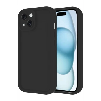 Newface Apple iPhone 14 Kılıf Viera Silikon - Siyah