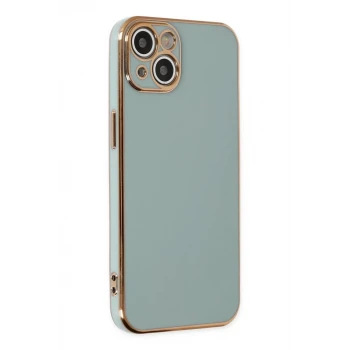 Newface Apple iPhone 14 Kılıf Volet Silikon - Açık Yeşil