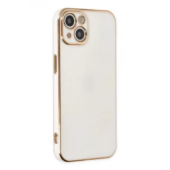 Newface Apple iPhone 14 Kılıf Volet Silikon - Beyaz